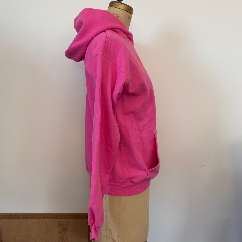 Pink 'Calm Springs' Palm Springs Graphic Hoodie 50/50 S - Picture 5 of 6